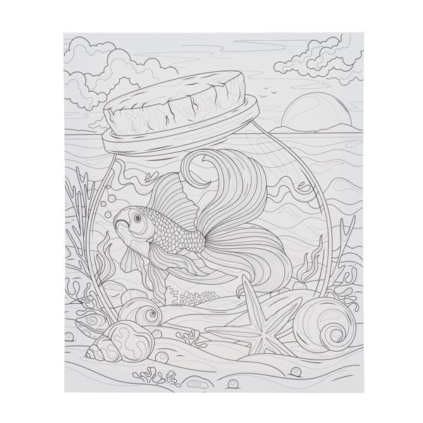 Icon Colour My Canvas Goldfish - Image 3