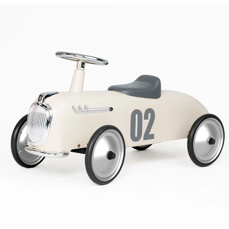Ivory White Ride-On For Children - Roadsters Collection - Image 2