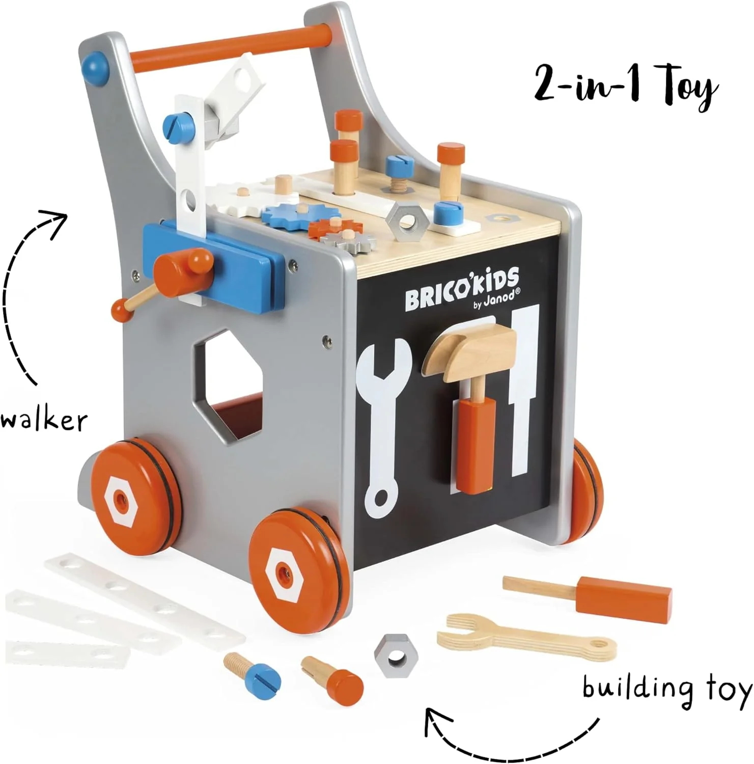 Janod Magnetic DIY Trolley - Image 2