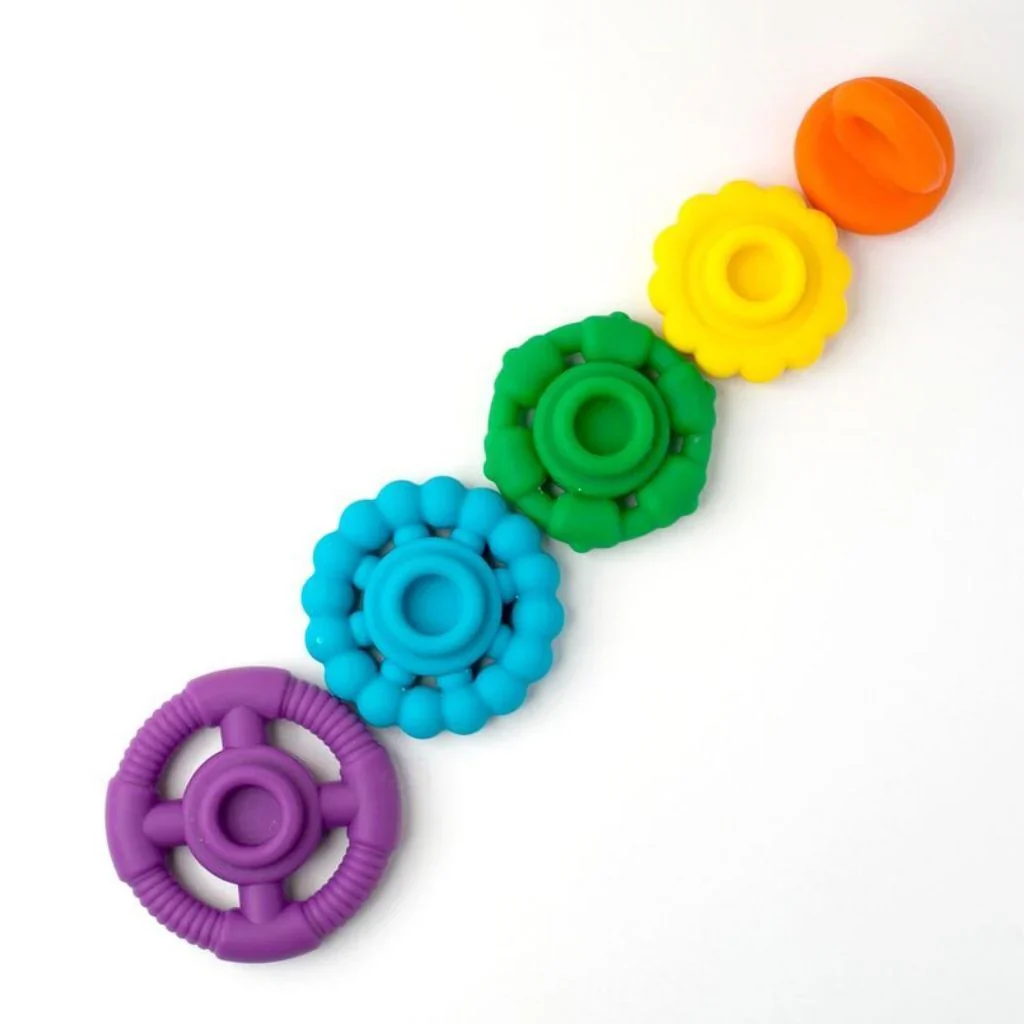 Jellystone - Rainbow Stacker & Teether Toy - Image 2