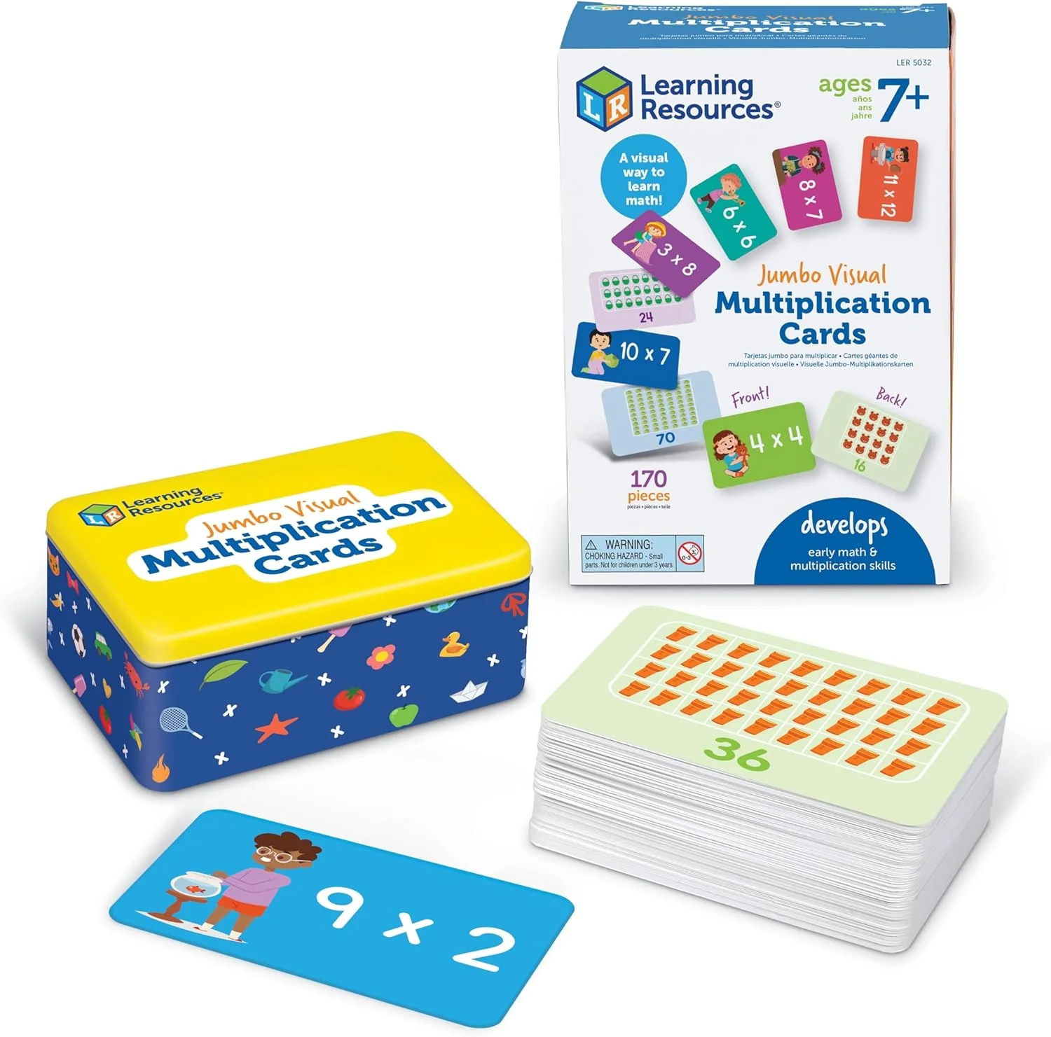 Jumbo Visual Multiplication Cards - Image 2
