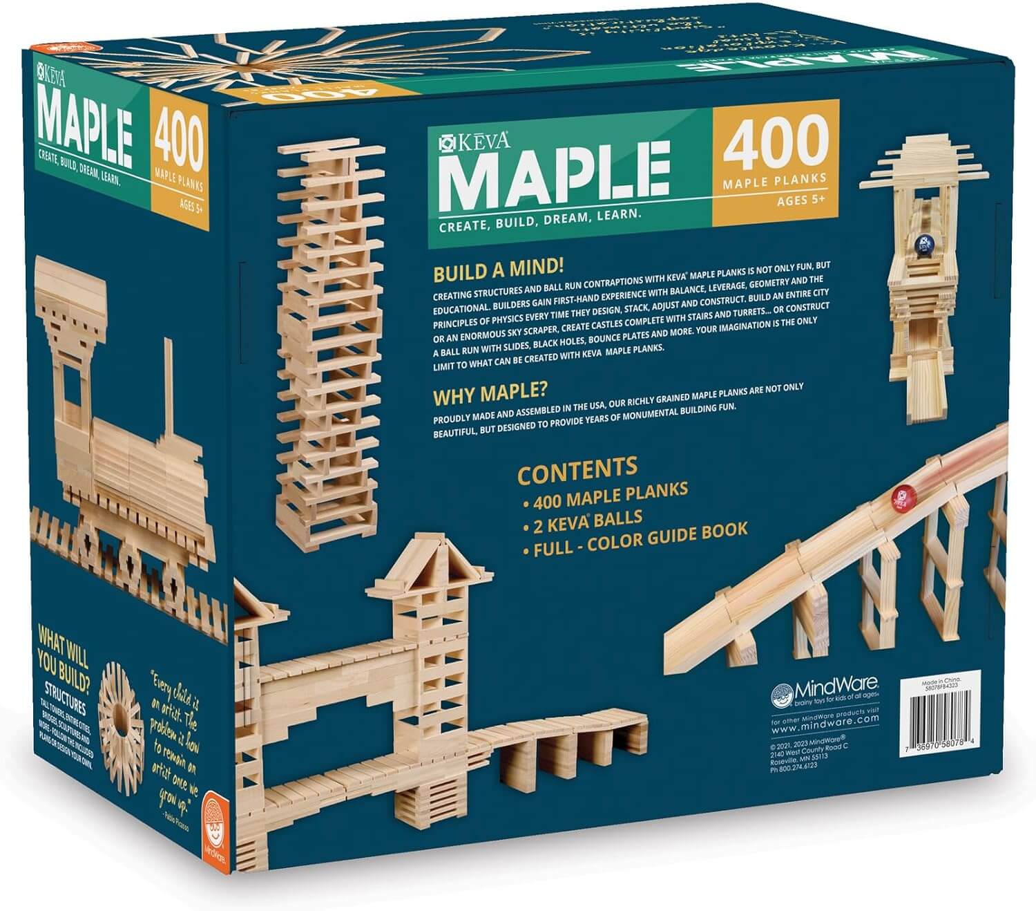 KEVA MAPLE 400 PLANKS - Image 3