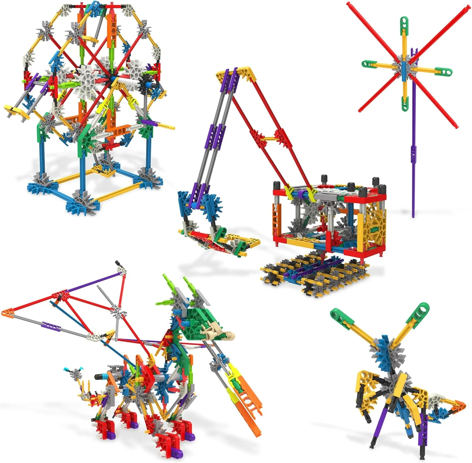 K'NEX 408Pc  80 Model Deluxe with Bag - Image 2