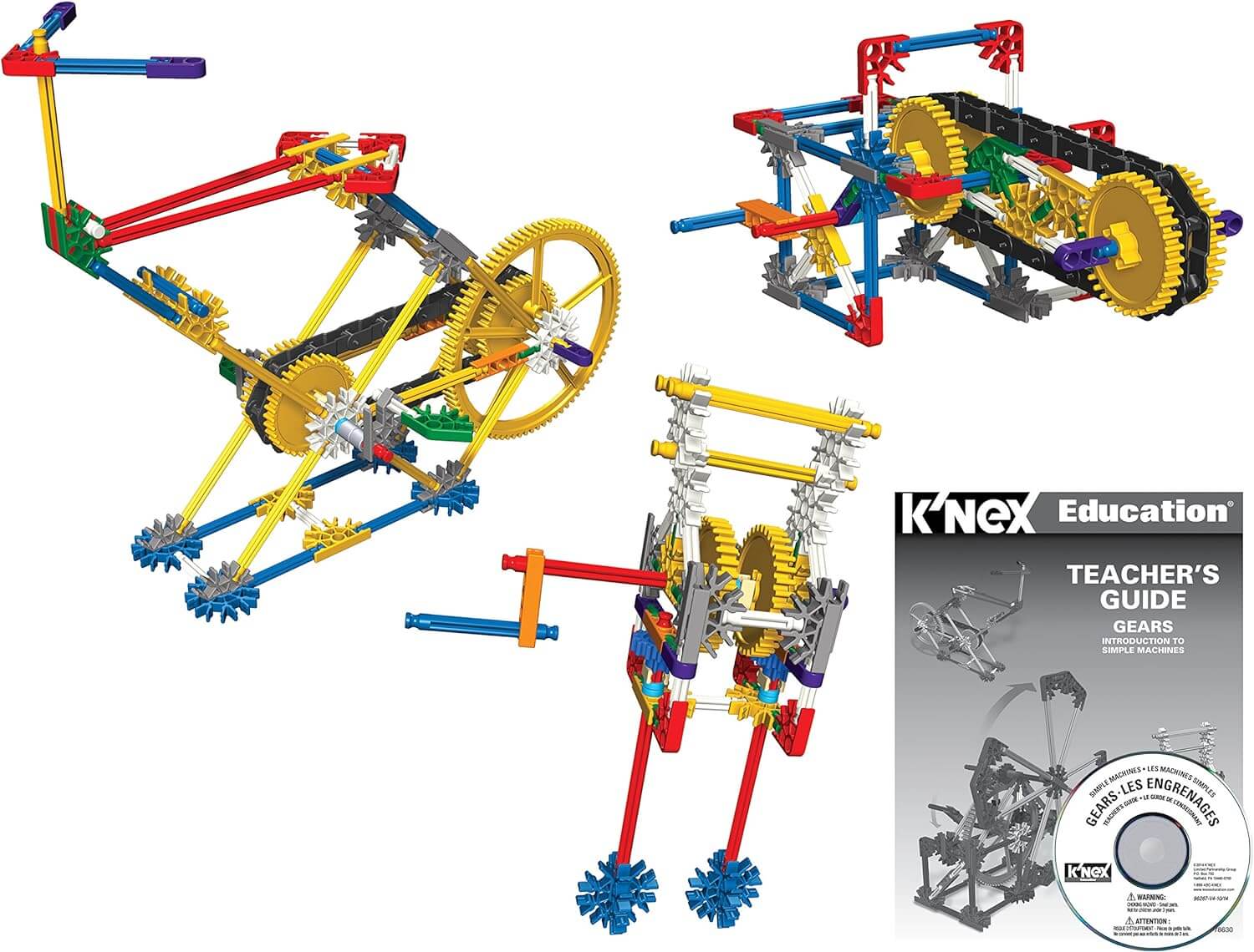 K'NEX Intro to Simple Machines - Gears STEM Education 78630 - Image 5