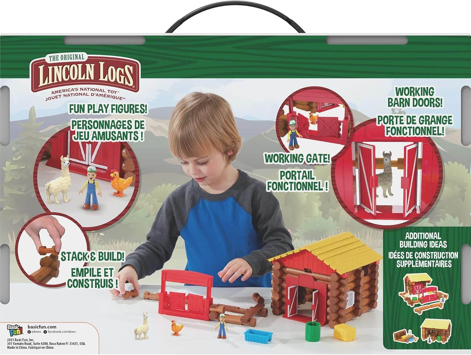 Lincoln Logs Fun on the Farm Building  Set - Image 3