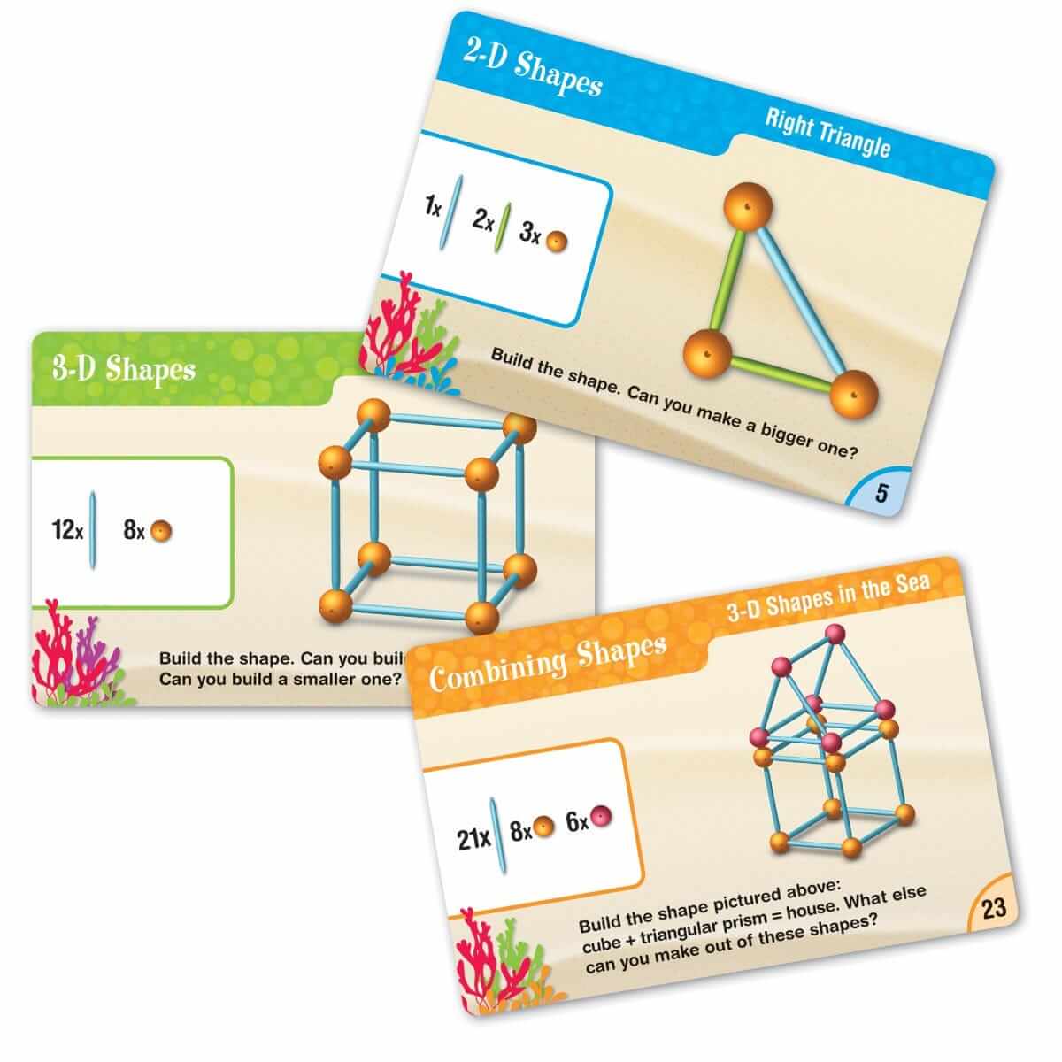 Learning Resources Dive into Shapes! A "Sea" and Build Geometry Set - Image 4