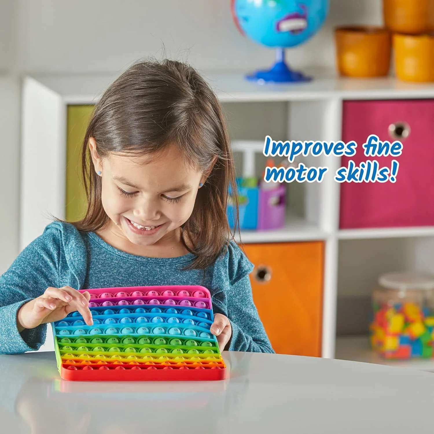 Learning Resources Hundred Board Sensory Bubble Popper - Image 9