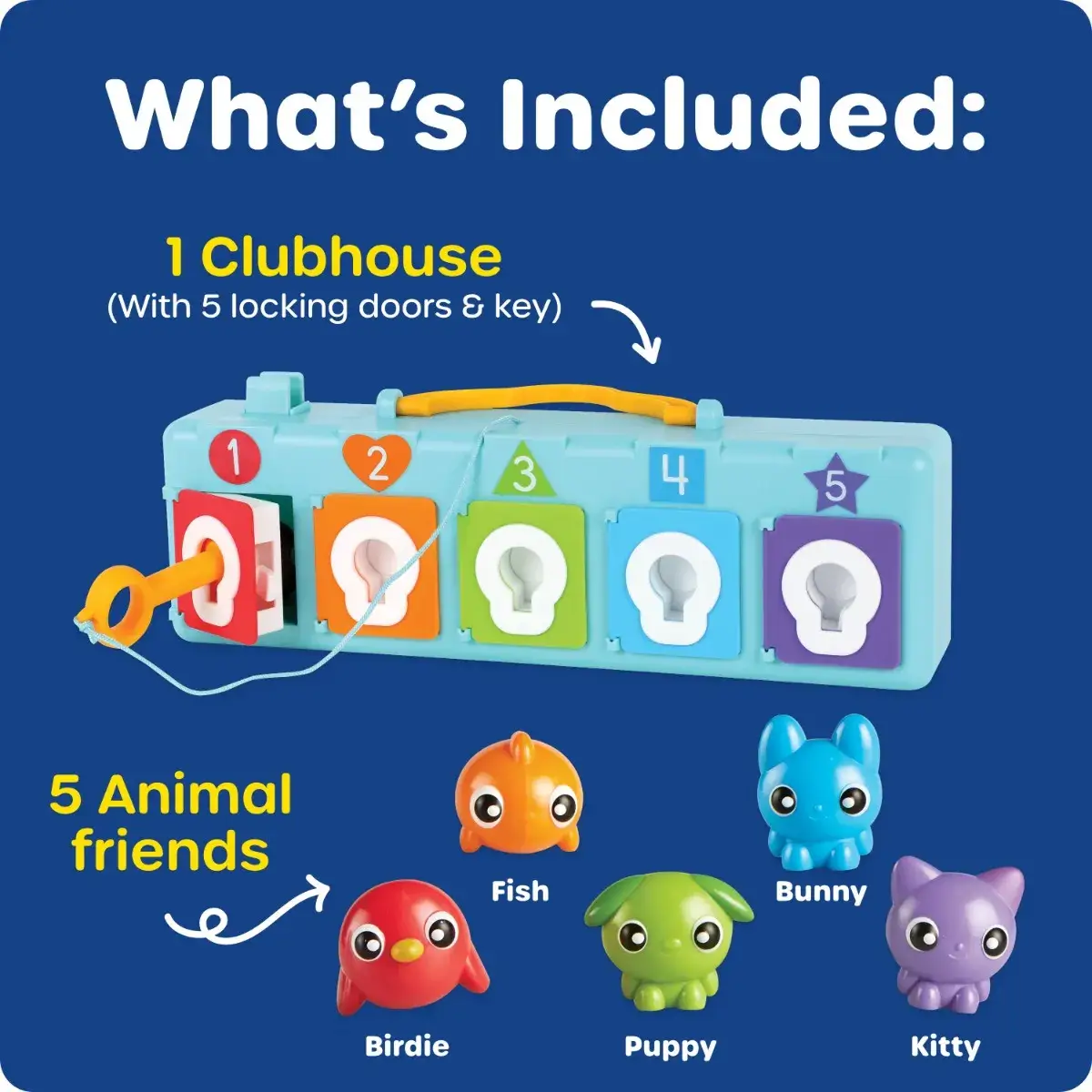 Learning Resources Lock & Key Clubhouse - Image 2