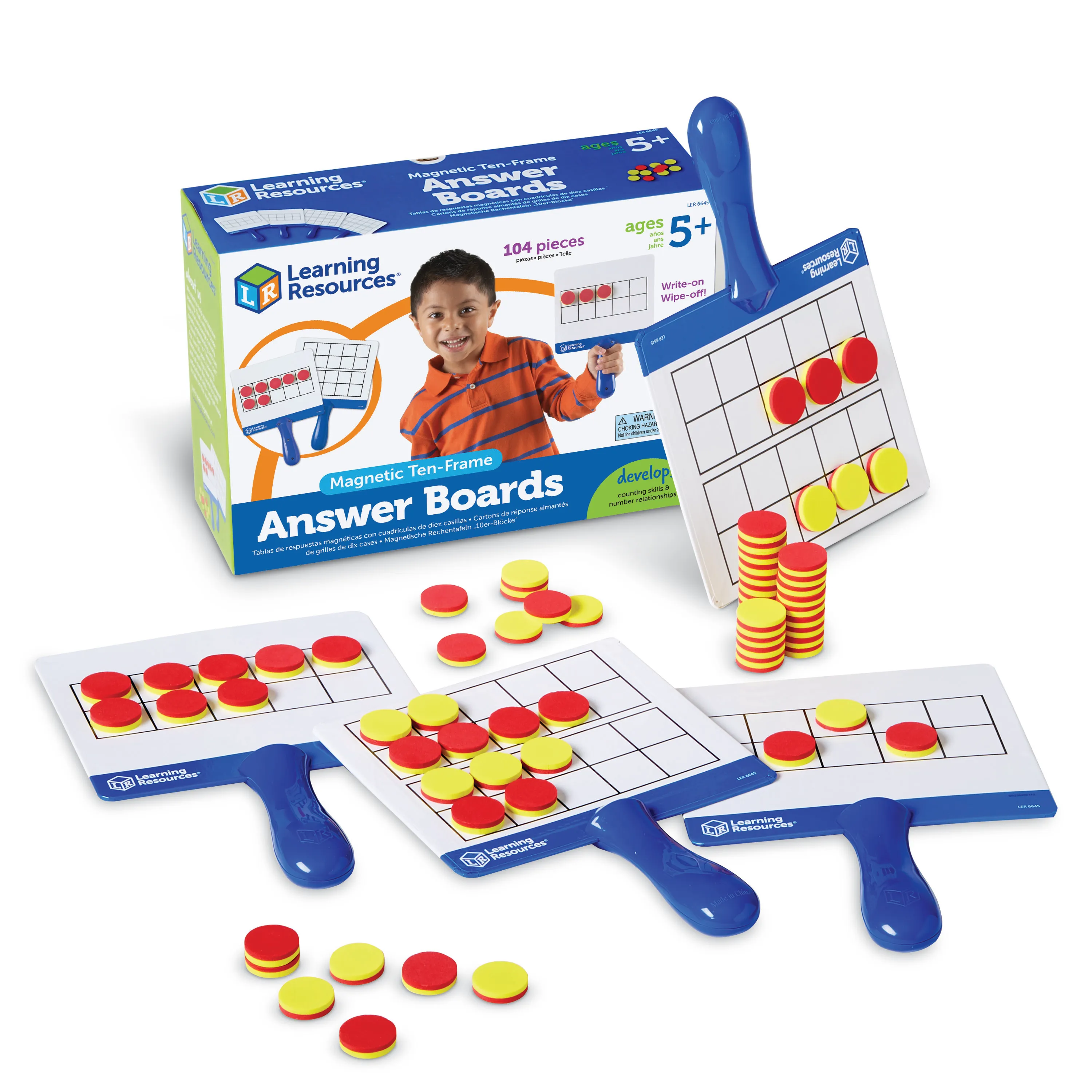 Magnetic Ten-Frame Answer Boards - Image 2