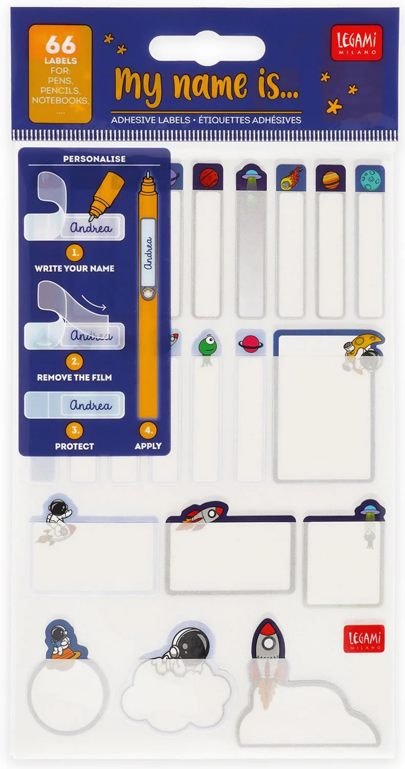 Legami My Name Is... Adhesive Labels 66 Pack - Image 3