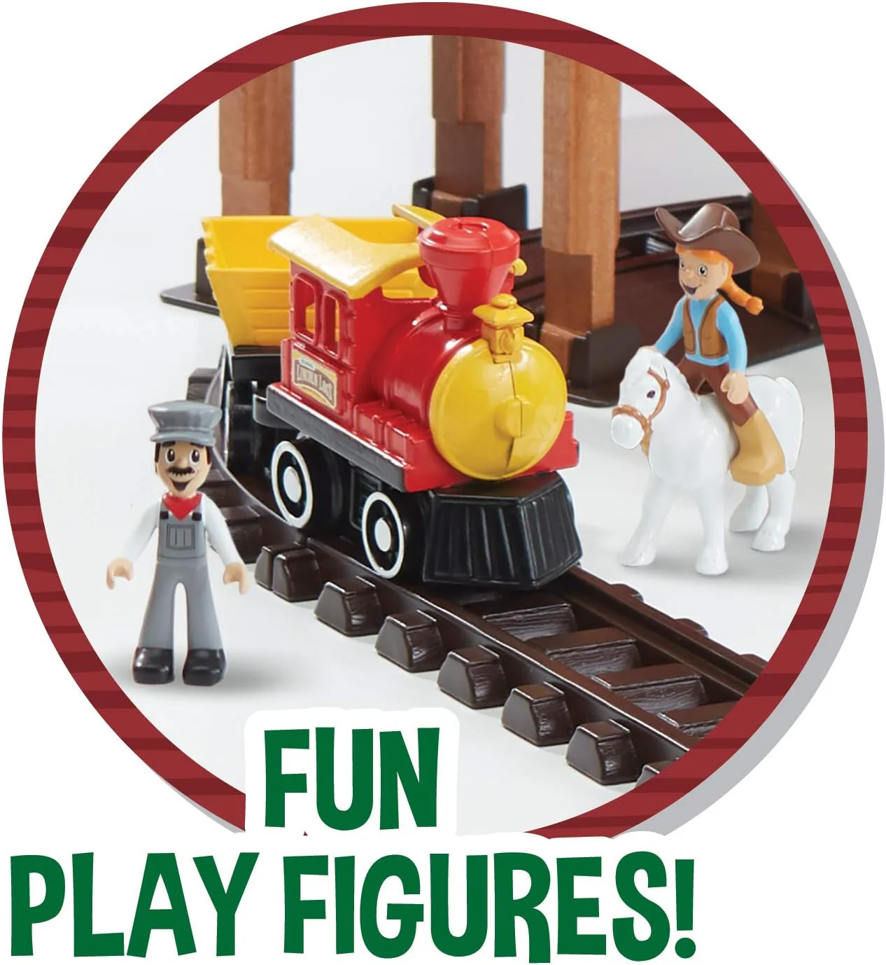 Lincoln Logs Sawmill Train Express - Image 6