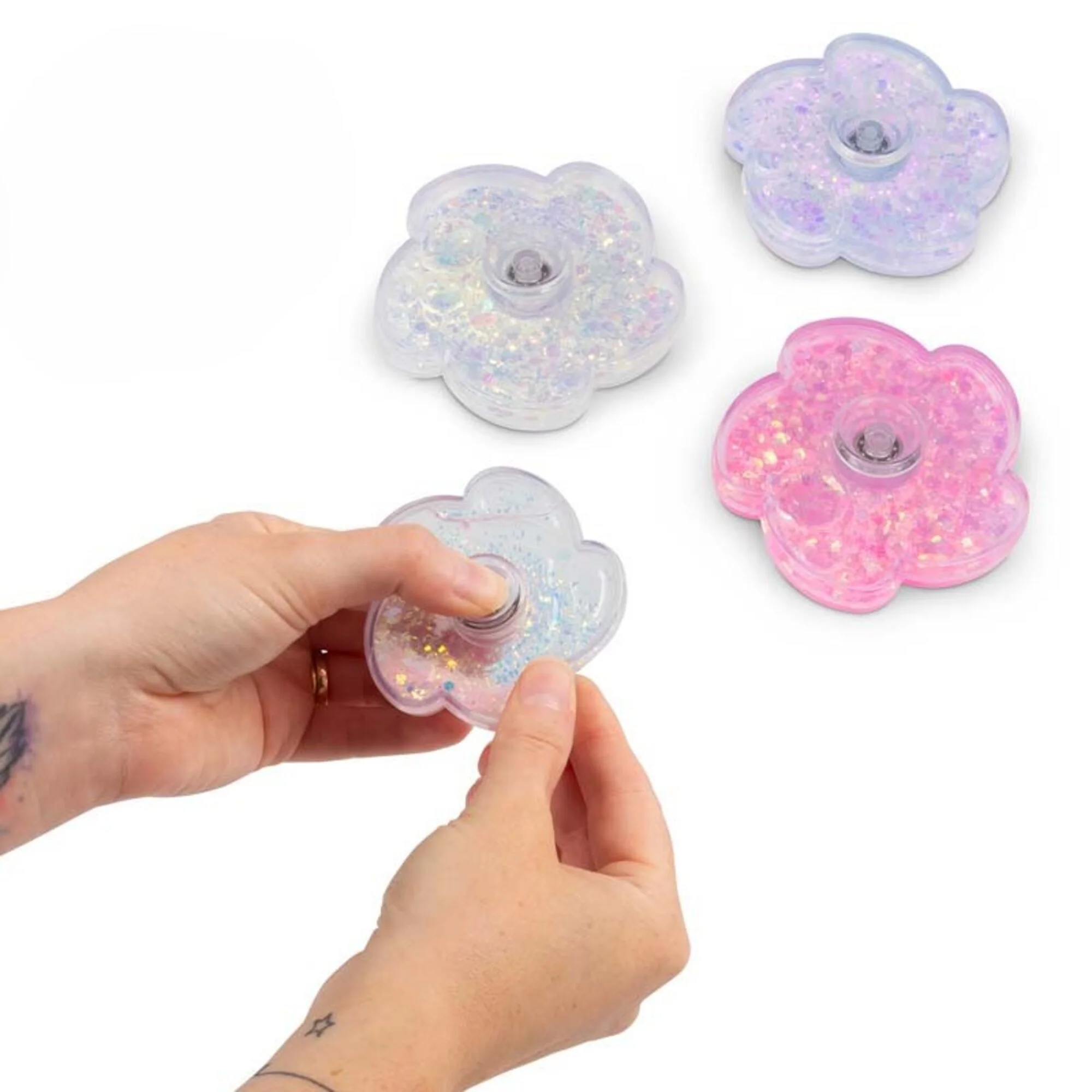 Liquid Glitter Fidget Spinner - Image 4