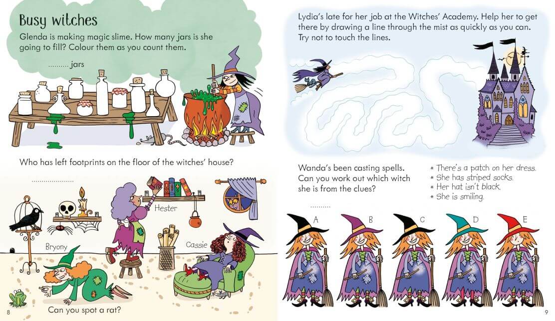 Little Children's Halloween Activity Book - Image 2