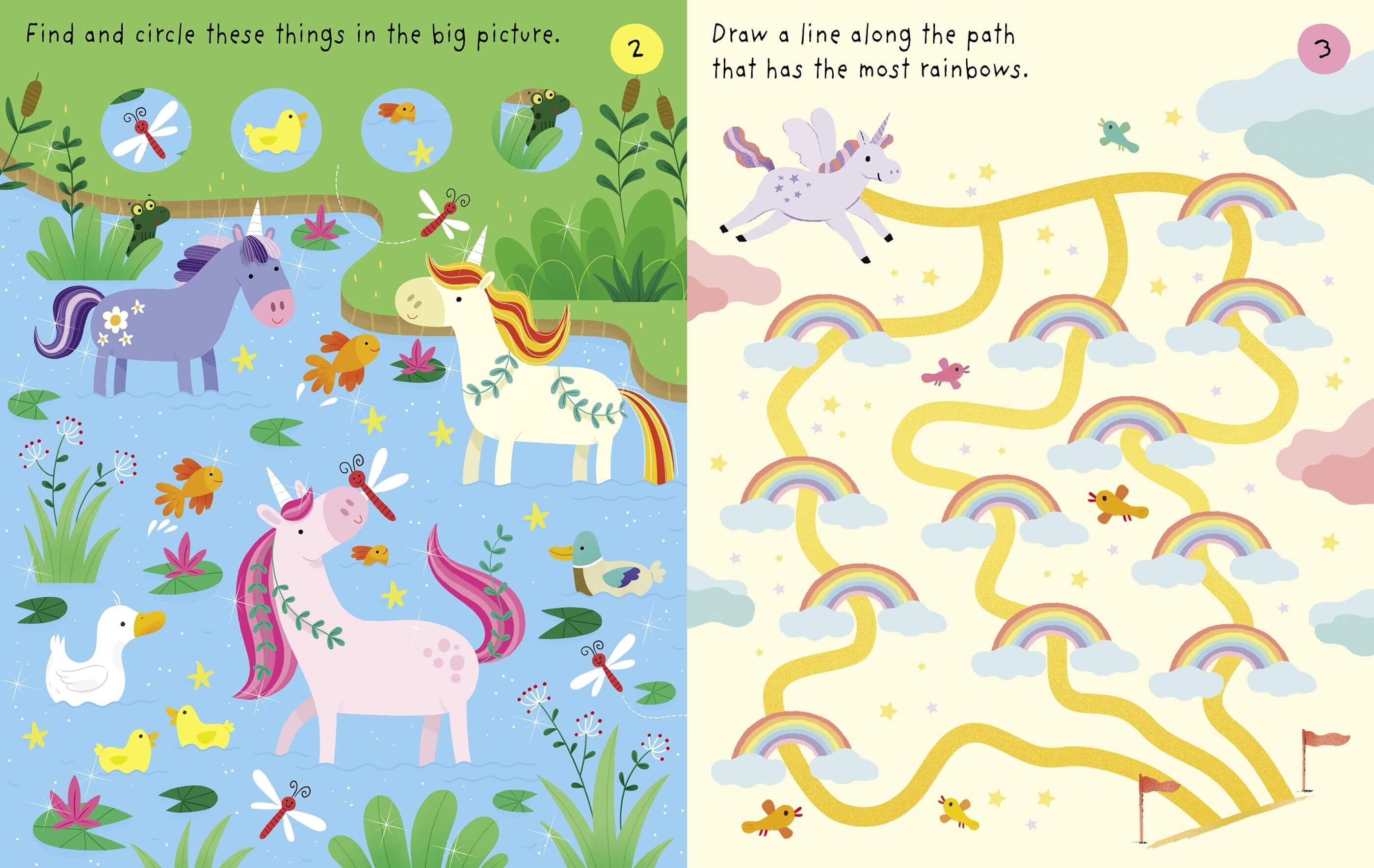 Little Children's Unicorns Pad - Image 2