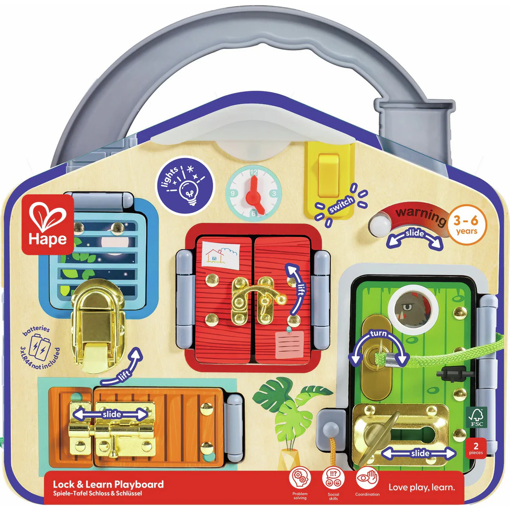 Lock & Learn Playboard Hape - Image 2