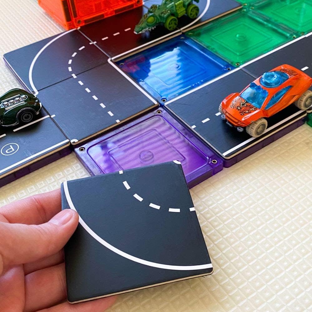Magnetic Tile Topper - Road Pack (40 Piece) - Image 3