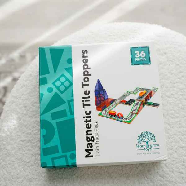 Magnetic Tile Topper - Train Pack (36 Piece) - Image 2