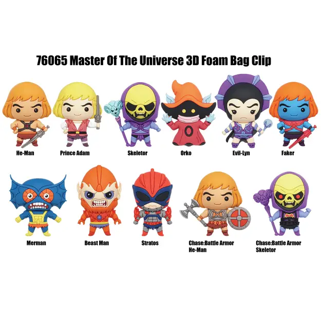 Masters of the Universe Series 1 Bag Clips - Image 2