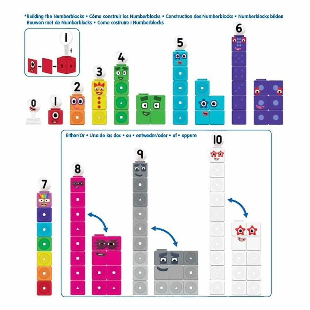 Mathlink Cubes Numberblocks 1-10 Activity Set - Image 5