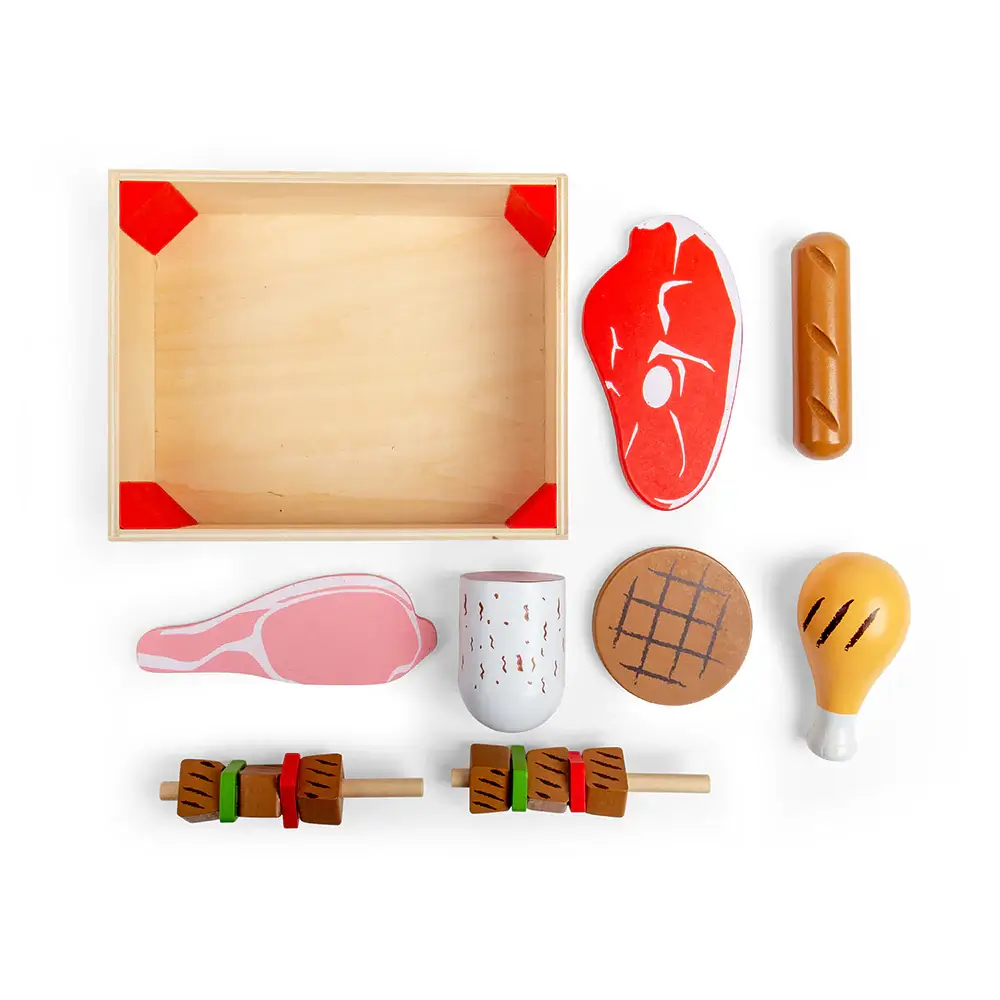 Meat Crate Wooden Play Food - Image 2
