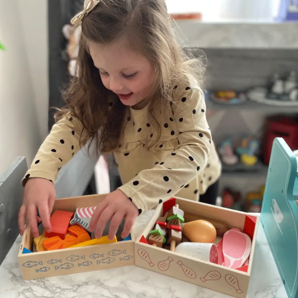 Meat Crate Wooden Play Food - Image 3