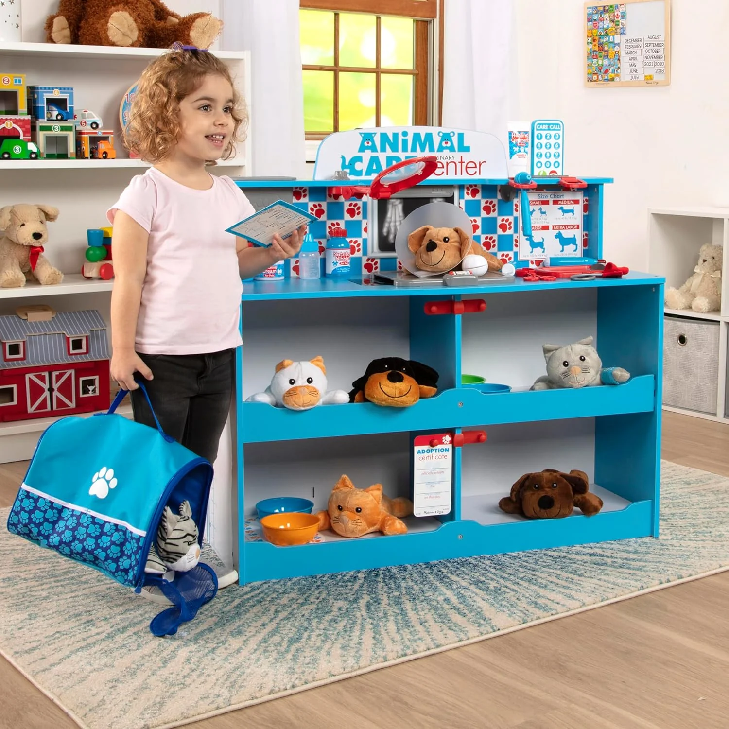 Melissa & Doug Wooden Animal Care Vet Activity Centre - Image 5