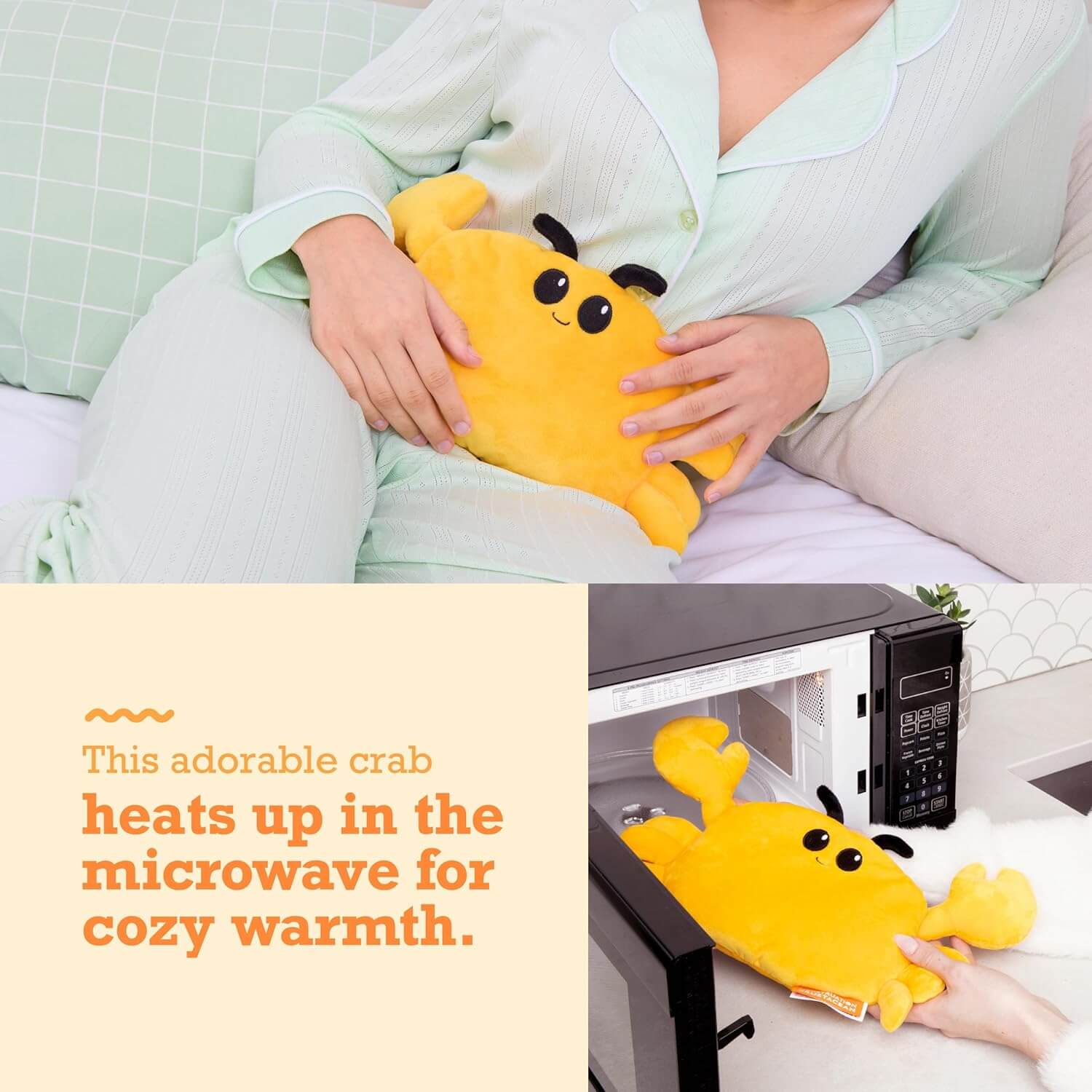 Menstruation Crustacean Crab: Microwaveable Heating Pad - Image 2