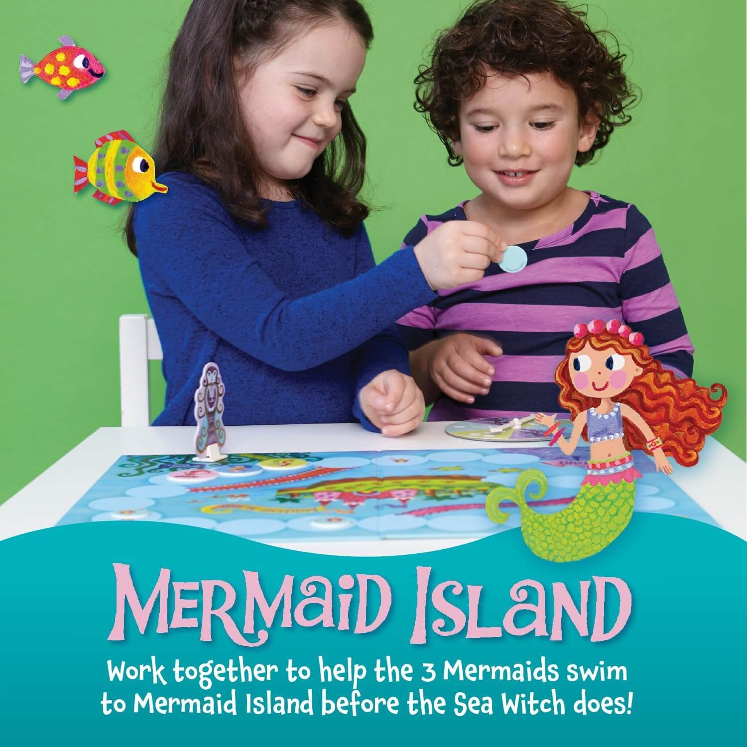 Mermaid Island Award Winning Cooperative Board Game - Image 2