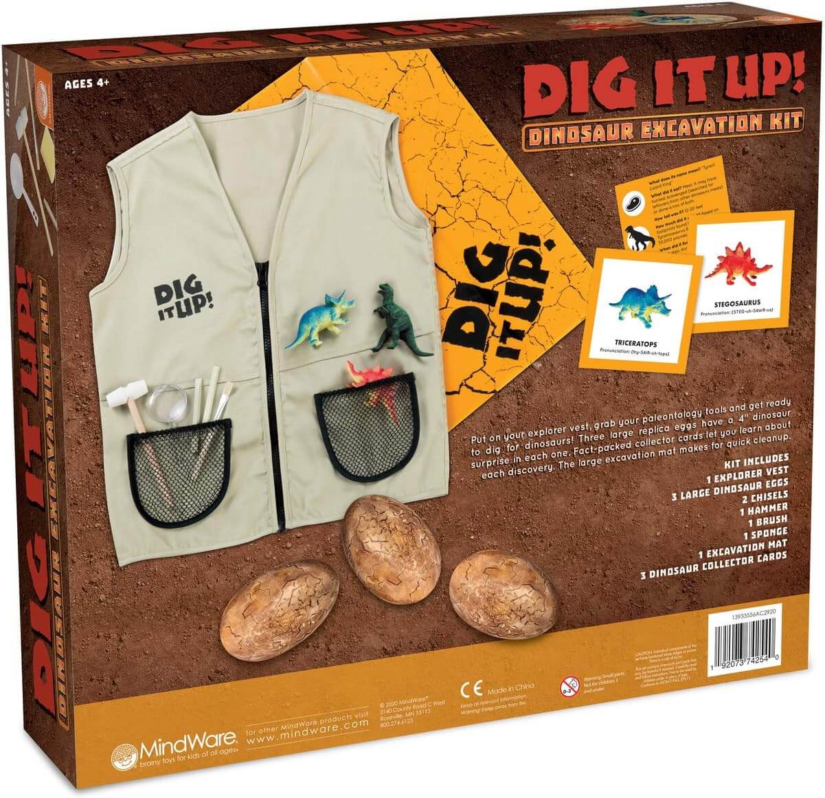 MindWare Dig It Up! Dinosaur Excavation Kit - Image 4