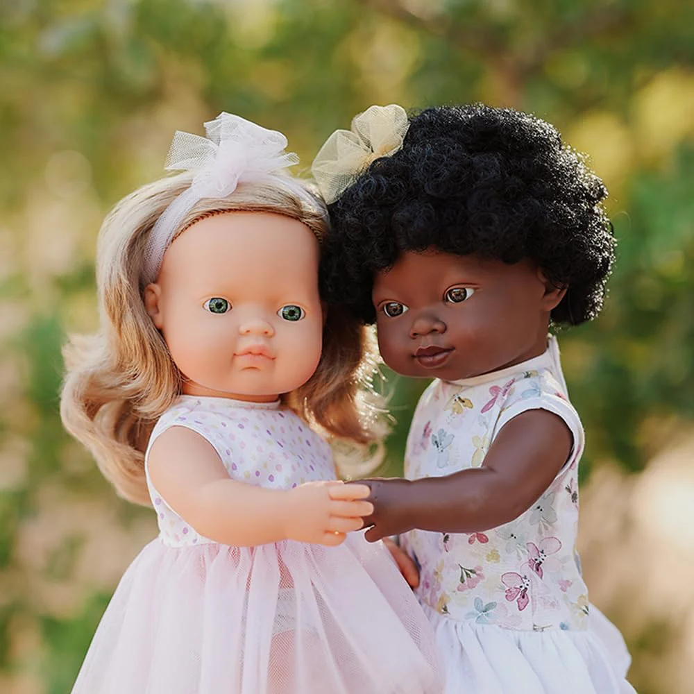 Miniland Doll Dark Blonde Girl 38cm - Image 5
