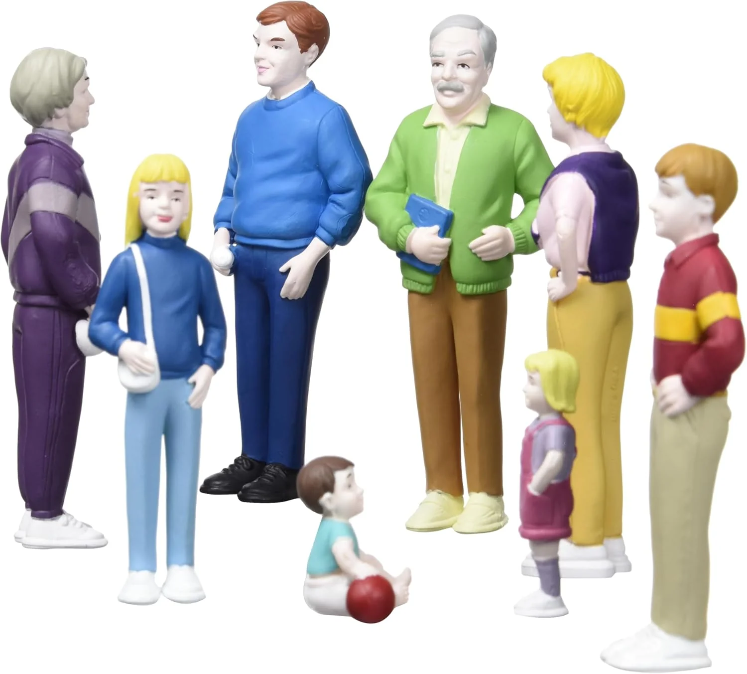 Miniland Caucasian family (8 figures) - Image 3