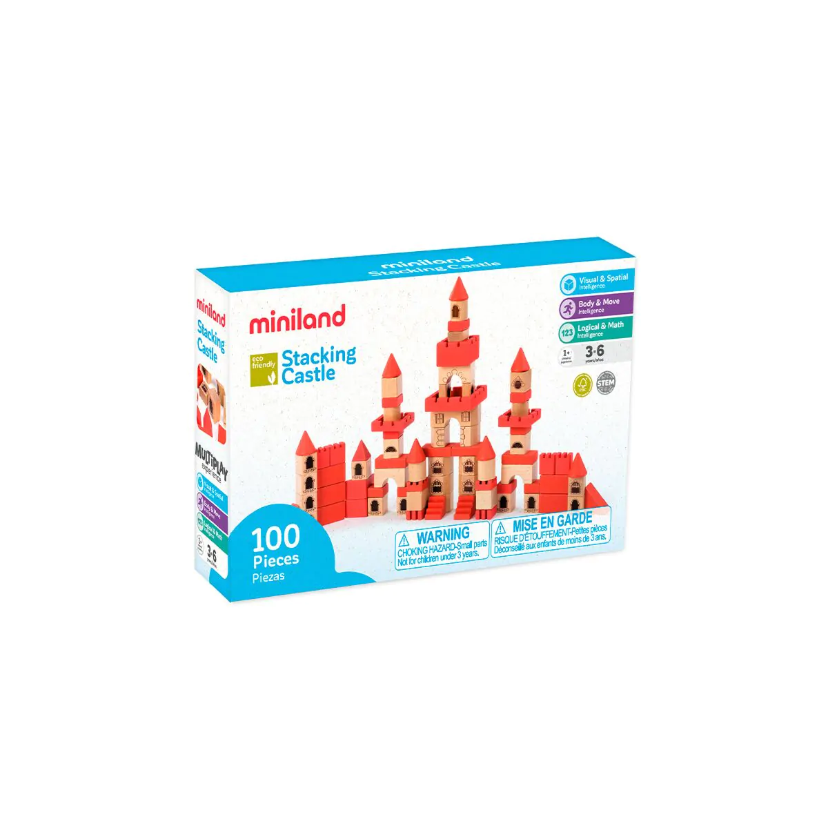 Miniland Stacking Castle - Image 5