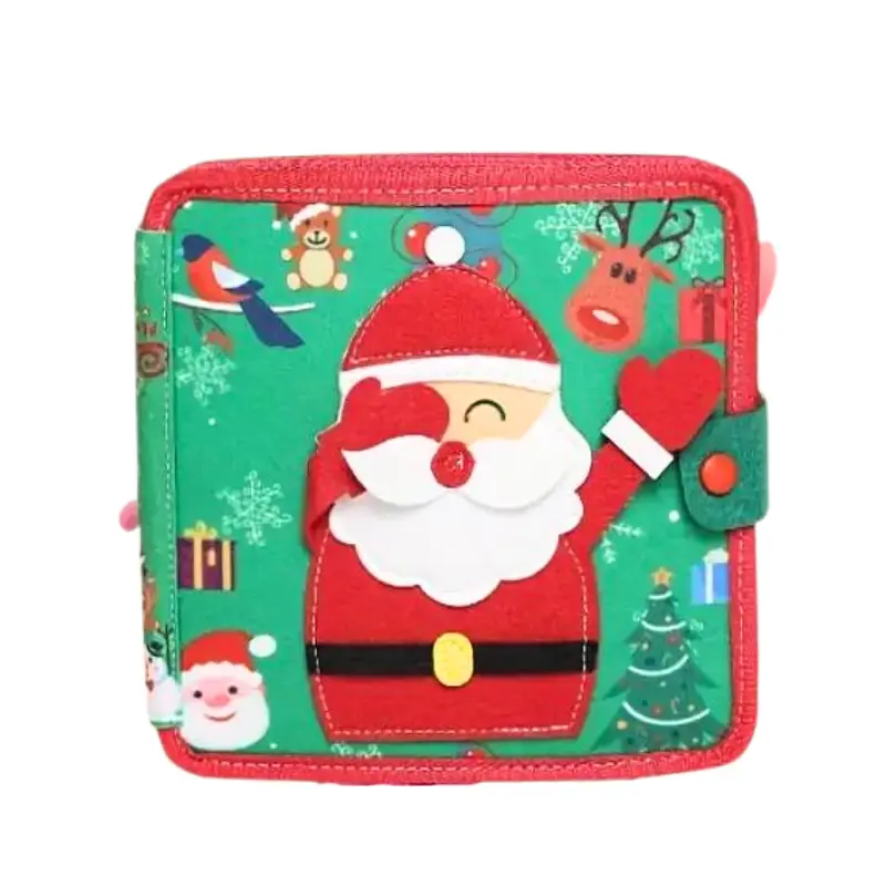 Montessori Busy Board Book Christmas - Image 2