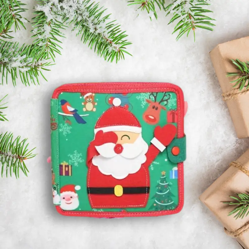 Montessori Busy Board Book Christmas - Image 4