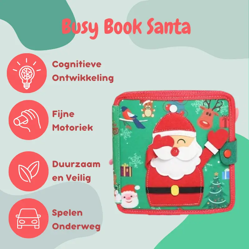 Montessori Busy Board Book Christmas - Image 6