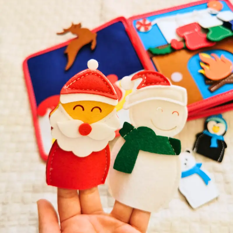 Montessori Busy Board Book Christmas - Image 7