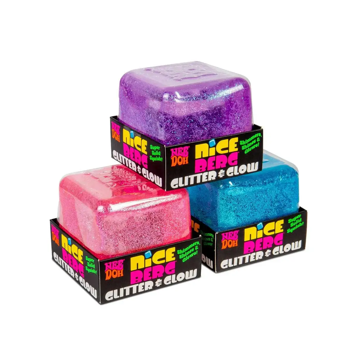 NeeDoh Nice Berg Glitter & Glow - Image 3