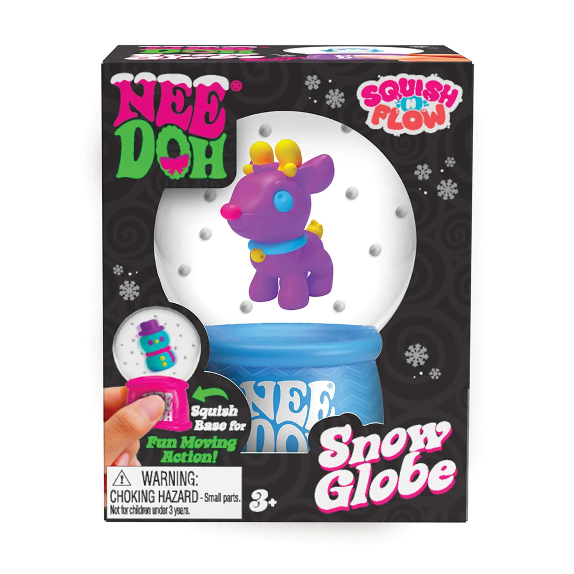 NeeDoh Christmas Snow Globe Fidget - Image 2