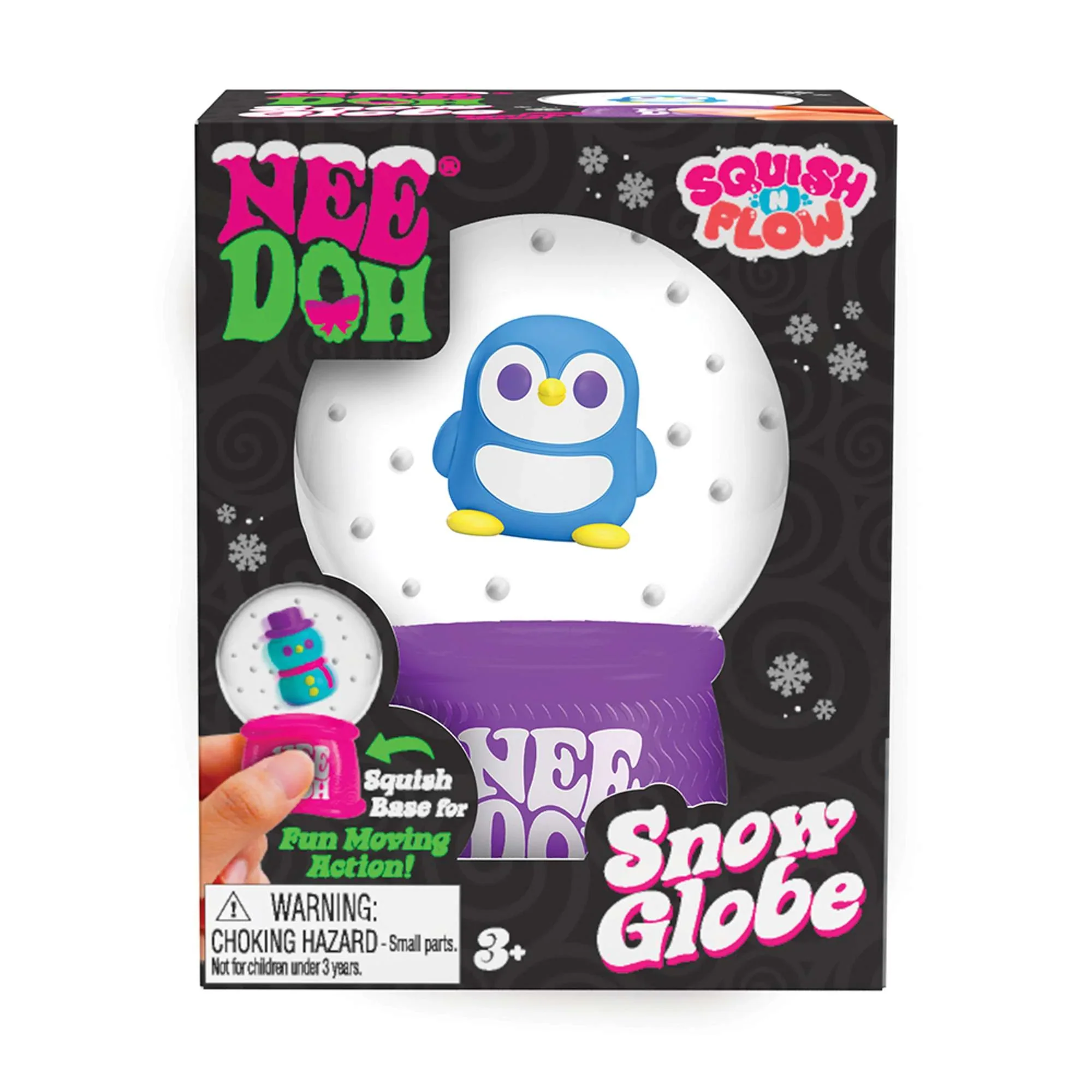 NeeDoh Christmas Snow Globe Fidget - Image 3