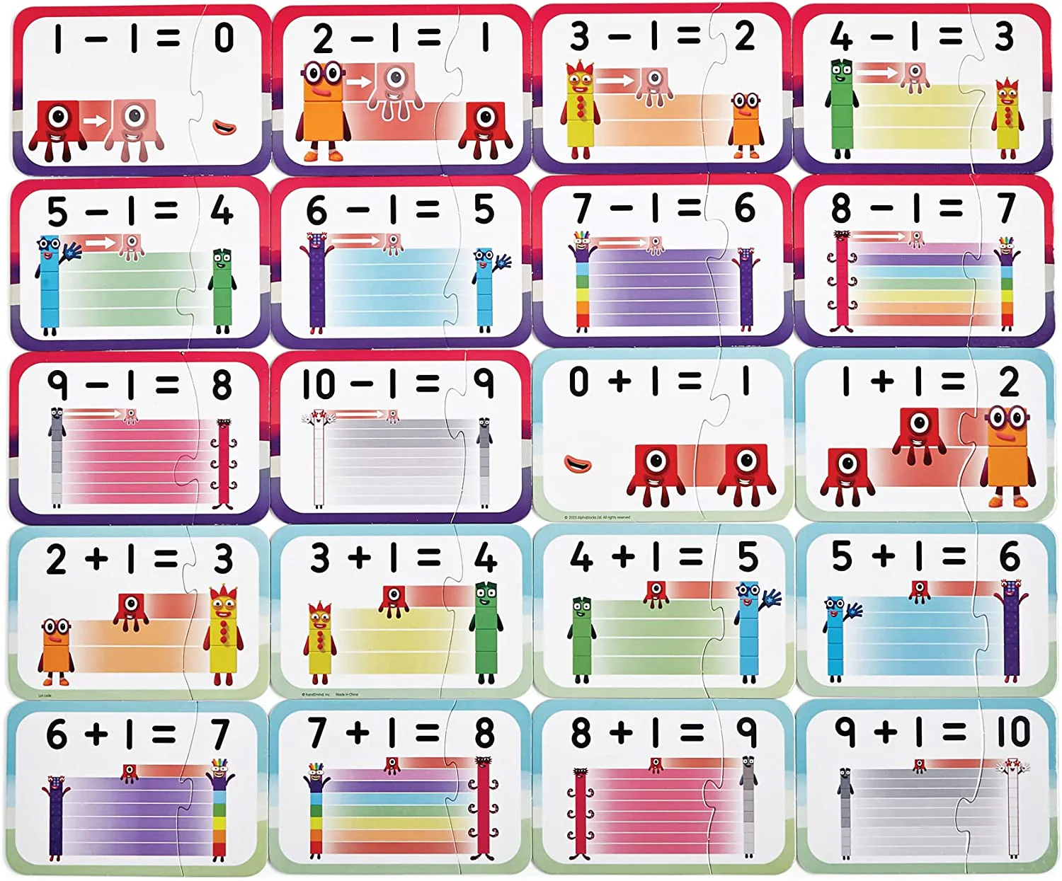 Numberblocks Adding and Subtracting Puzzle Set - Image 3