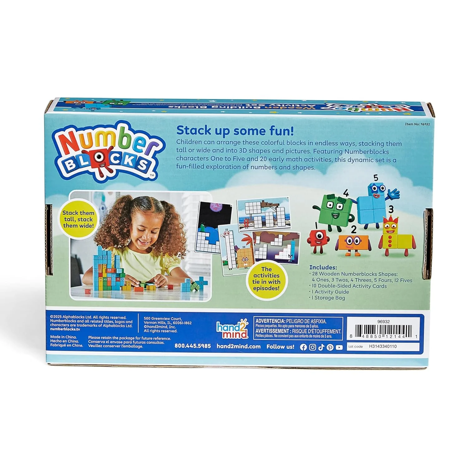 Numberblocks Wooden Building Blocks Activity Set - Image 2