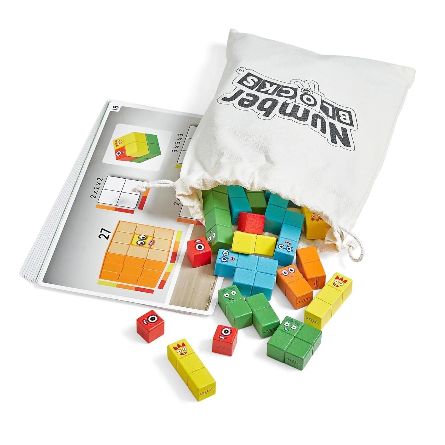 Numberblocks Wooden Building Blocks Activity Set - Image 4