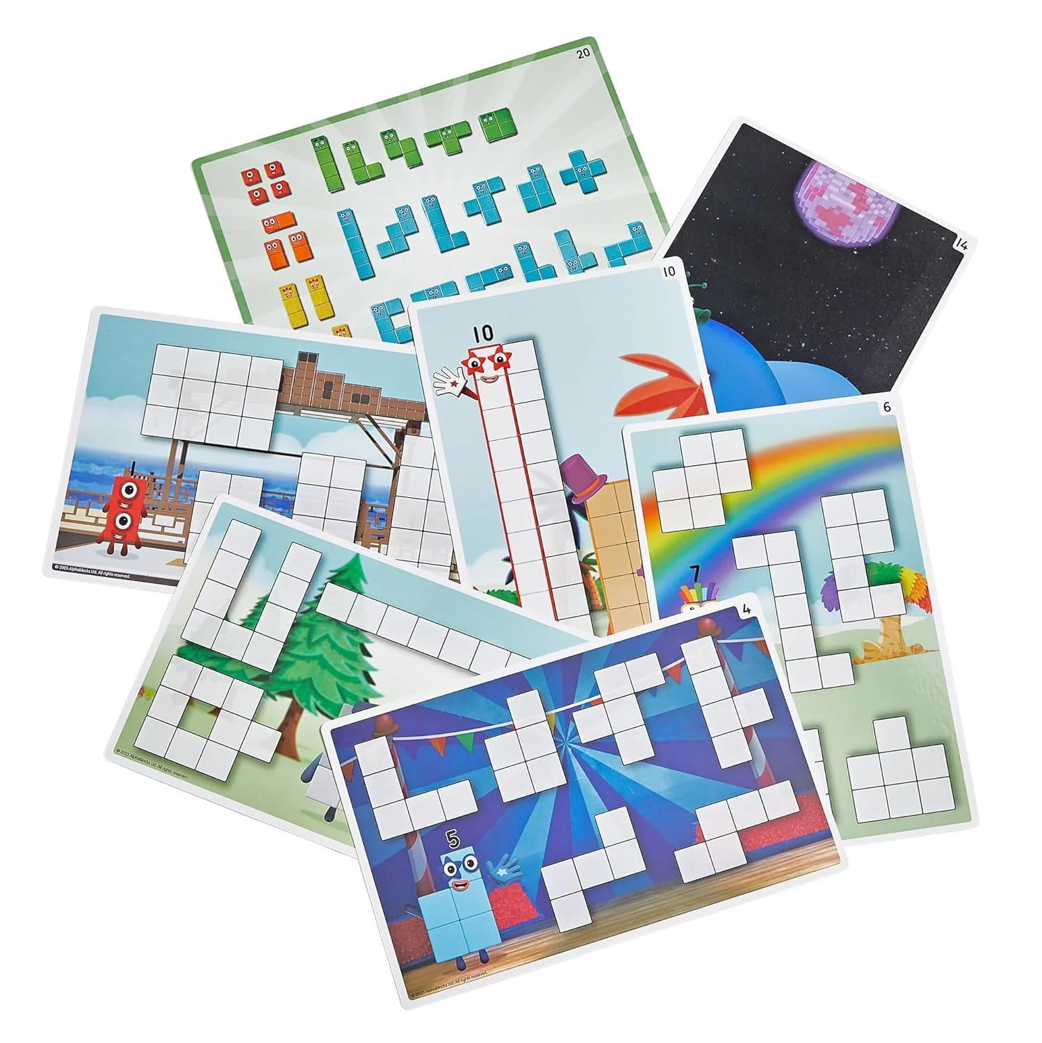 Numberblocks Wooden Building Blocks Activity Set - Image 5