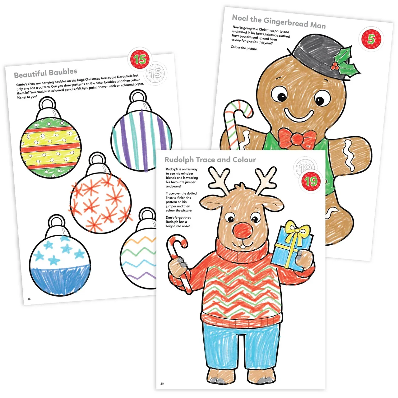 Orchard Toys Advent Colouring Book 2025 - Image 2