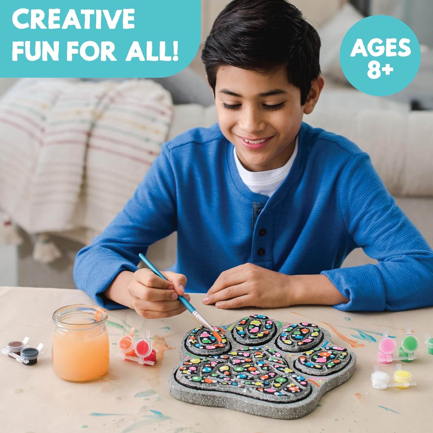 Paint Your Own Stepping Stone: Paw Print - Image 3