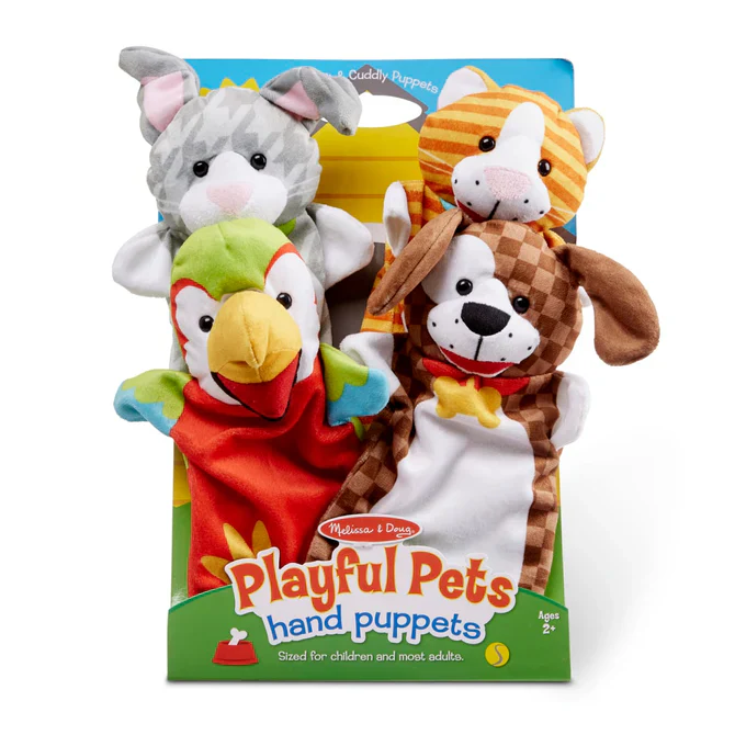 Playful Pets Hand Puppets Melissa and Doug - Image 3