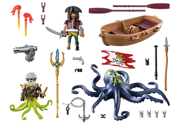 Playmobil Battle Against the Giant Octopus 71419 - Image 2