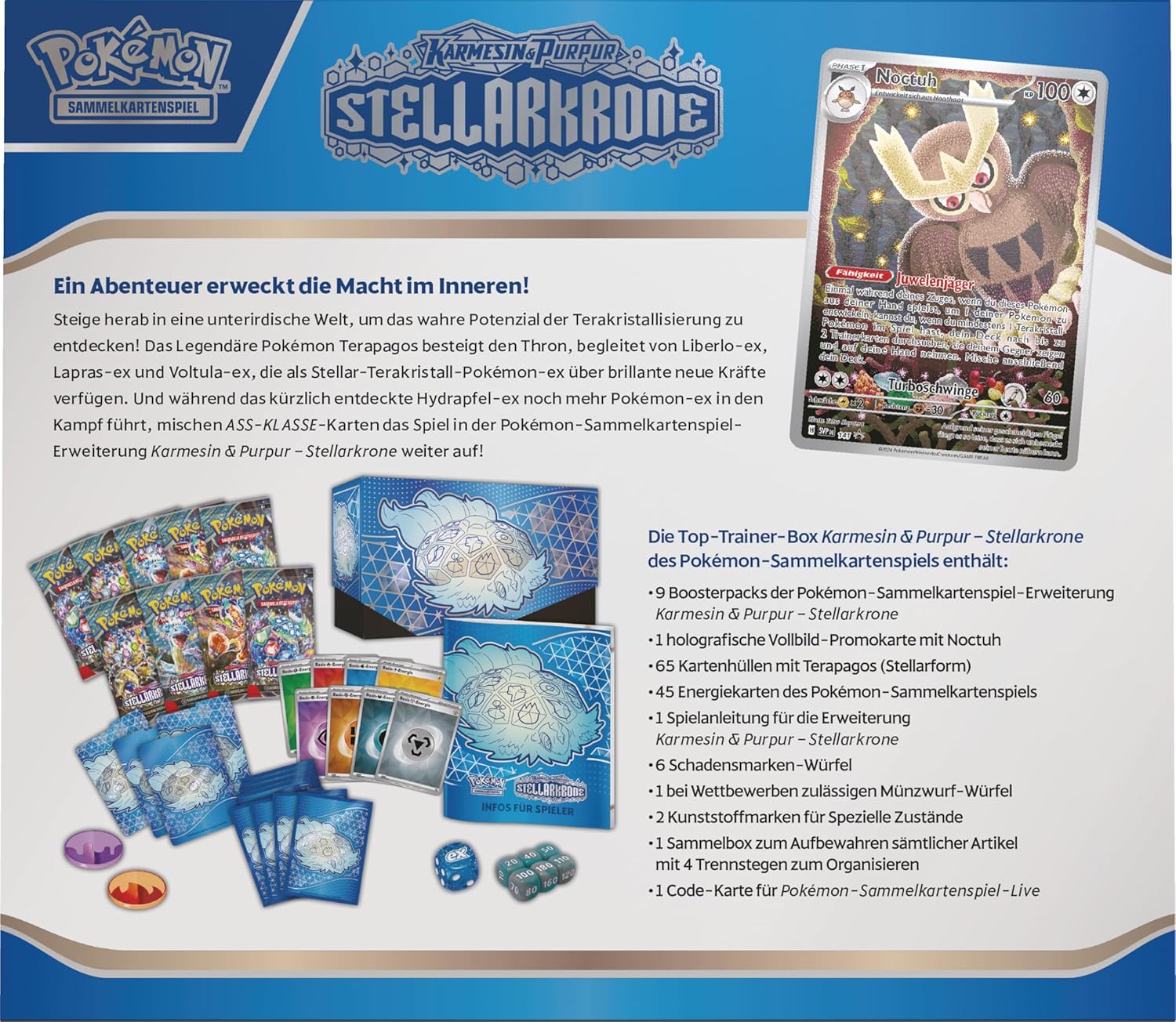 Pokemon Scarlet & Violet Stellar Crown Elite Trainer Box - Image 5