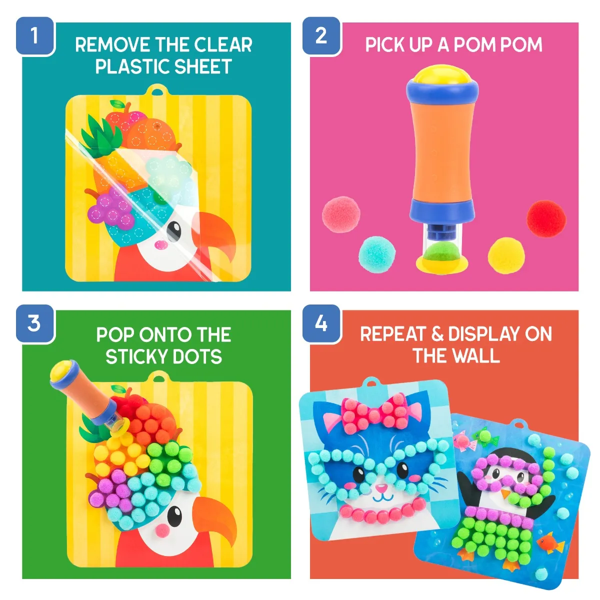 Pom Pom Kit Animal Dress-Up - Image 2