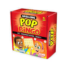 Pop Bingo Spelling